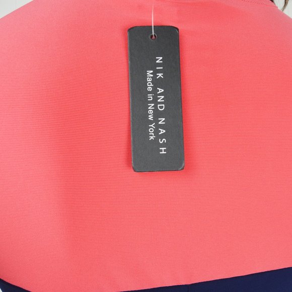 NWT TIANA B Color Block Hi-low Dress M,L,XL - Picture 5 of 5